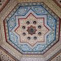 Marrakech - Détail du plafond du palais Bahia. - (IMG_0105.jpg)