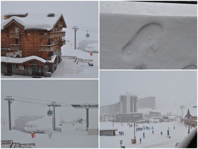 Neige à Tignes