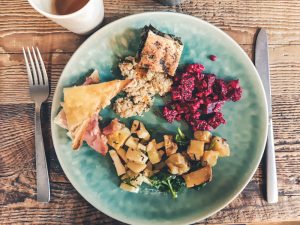 Assiette salée, brunch au café A