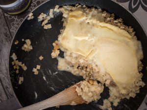 Croziflette à la poêle