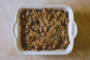 Crumble pomme-chocolat