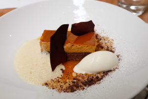 Entremets chocolat-caramel