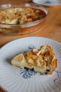 Far-Flan aux pommes et cranberries