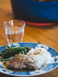 Pintade aux champignons