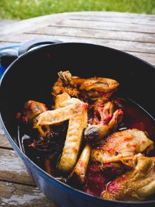 Poulet à la tomate