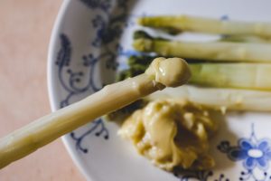 Asperge et mayonnaise maison