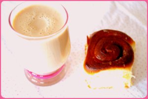 Smoothie et brioche de Chelsea