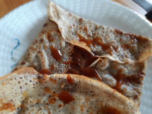 Crêpe au caramel maison