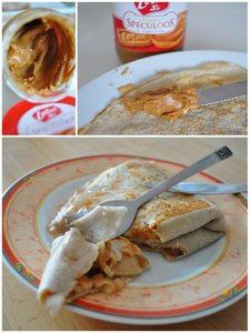 Crêpe speculoos coing