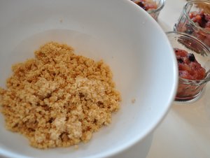 Pâte à crumble à la chapelure