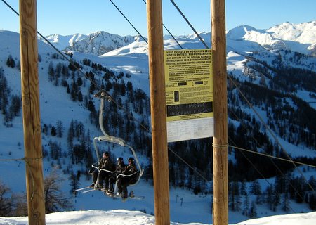 Barrière d’accès hors-piste