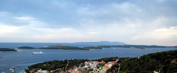 Les îles Pakleni otori près de Hvar