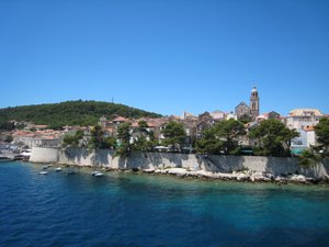 Arrivée à Korčula