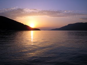 Île de Korcula - Coucher de soleil