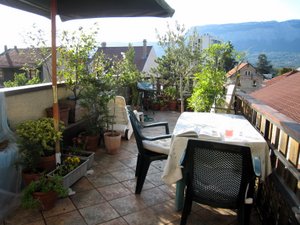 La terrasse remaniée