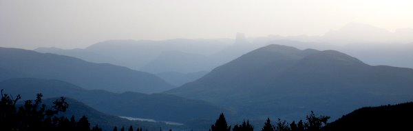 Paysage depuis Chamrousse