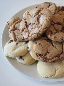 Cookies aux raisins et aux chocolats de Noël