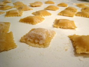 Des ravioli prêts à cuire