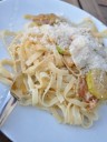 Pâtes aux courgettes et noix de St Jacques