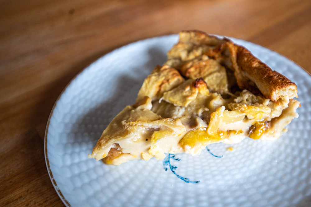 Flaugnarde prune pomme