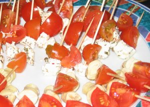 Tomates cerise au fromage