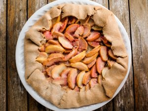 Tarte rustique aux pêches