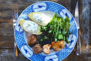 Assiette du barbecue