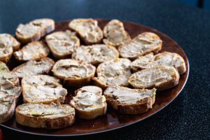 Tartines au foie gras