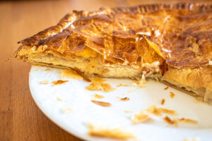 Galette à la crème pâtissière