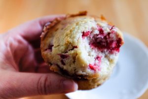 Muffin à la framboise