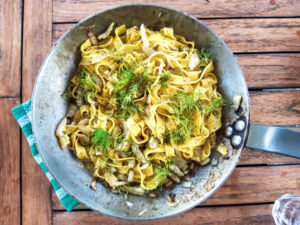 Pâtes au fenouil et citron