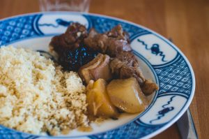 Tajine d'agneau aux pruneaux