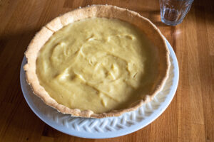 Tarte à la crème pâtissière